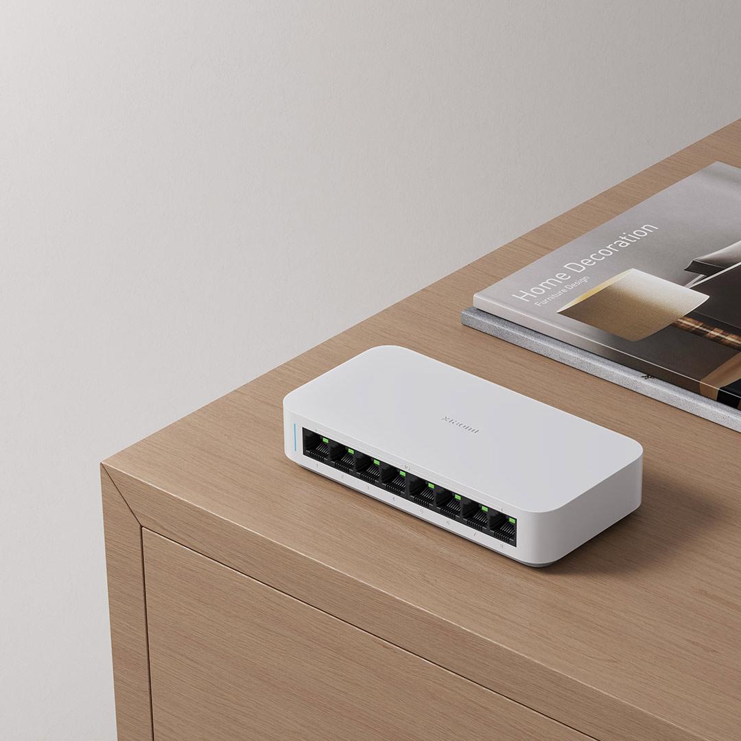 Xiaomi Mi 8 port RJ45 Gigabit  - Xiaomi Hub Mijia Hub incelemesi ve fiyatı