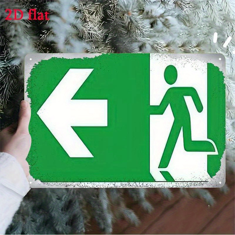 Metal Acil Çıkış Levhası - Yeş - Emergency Exit Sign incelemesi ve fiyatı
